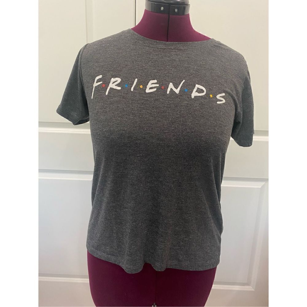 Friends Gray Tee Size Large - Picture 2 of 6